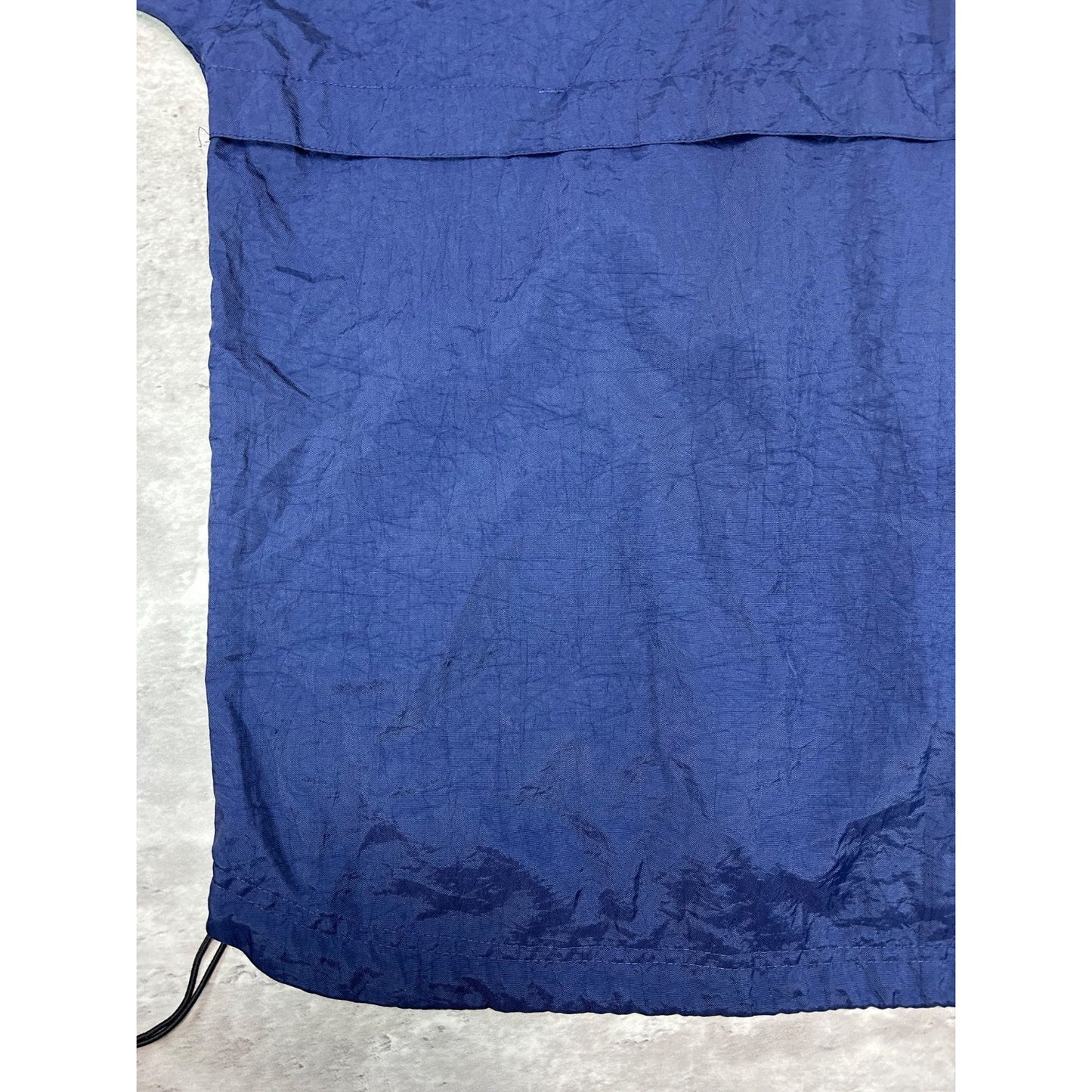 Vintage 90s Adidas Embroidered Logo 1/2 Zip Windbreaker Jacket Size Large