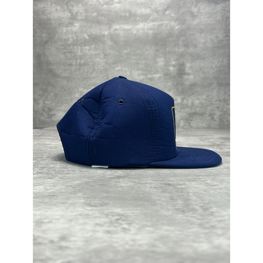 Vintage 80s/90s Ultramar Graphic Spellout Logo Foam Snapback Hat OSFA