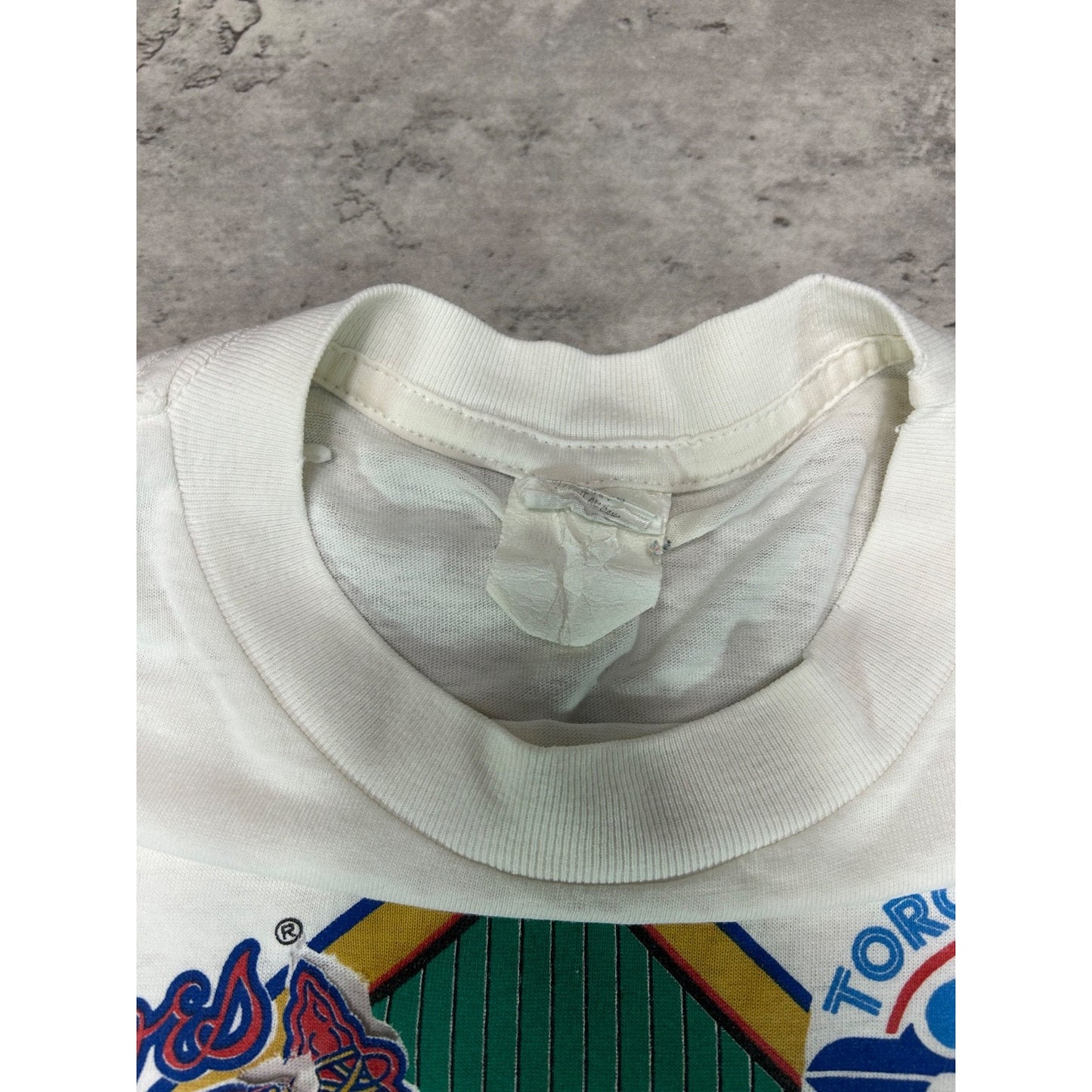 Vintage 1992 Toronto Blue Jays Vs Atlanta Braves MLB World Series T-Shirt Sz XL