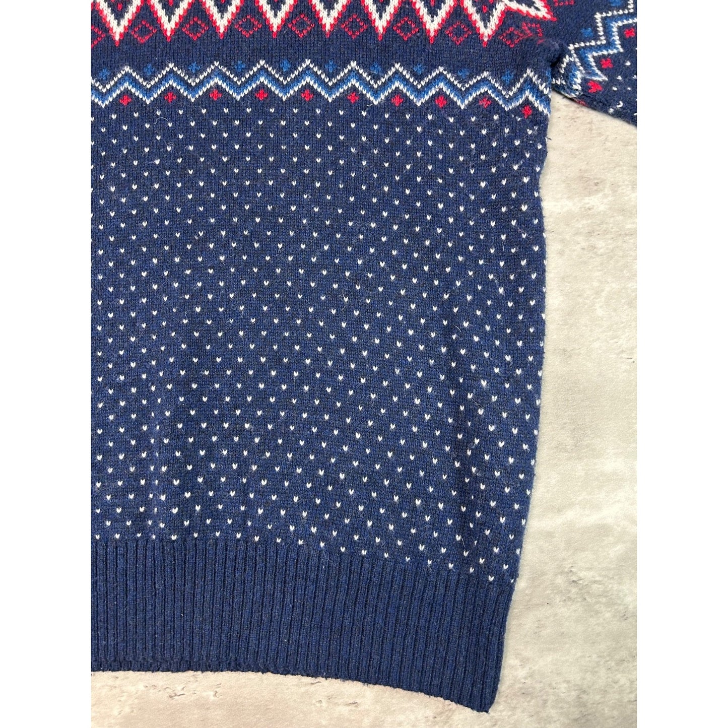 Vintage Urban Pipeline Geometric Striped Pullover Knit Sweater Size Medium