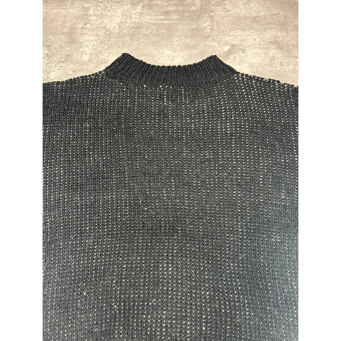Vintage 90s Abstract Stripe Ribbed Pullover Knit Sweater Size Large