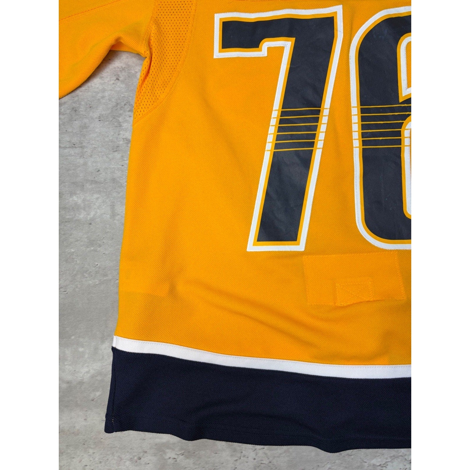 PK Subban #76 Nashville Predators NHL Adidas Fight Strap Hockey Jersey Sz Medium