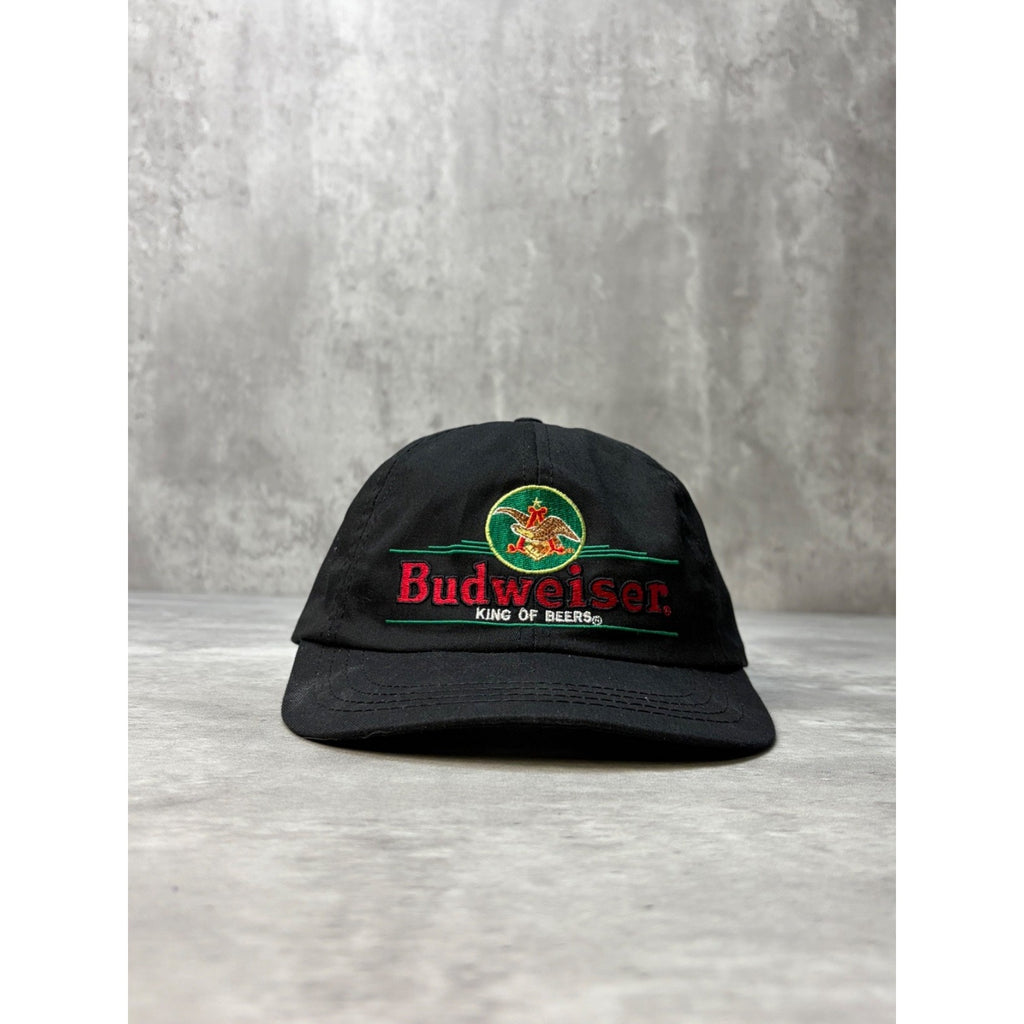 Vintage 90s Budweiser King Of Beers Promo Snapback Hat OSFA