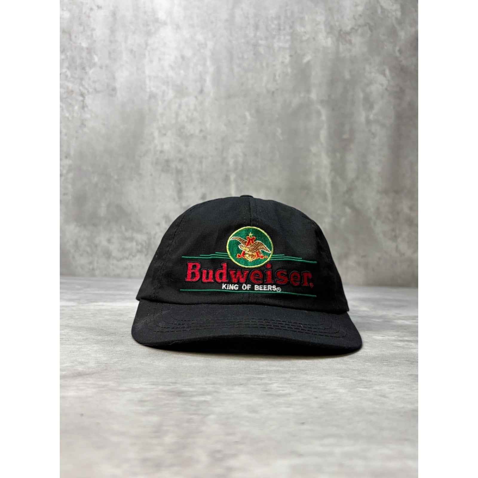 Vintage 90s Budweiser King Of Beers Promo Snapback Hat OSFA