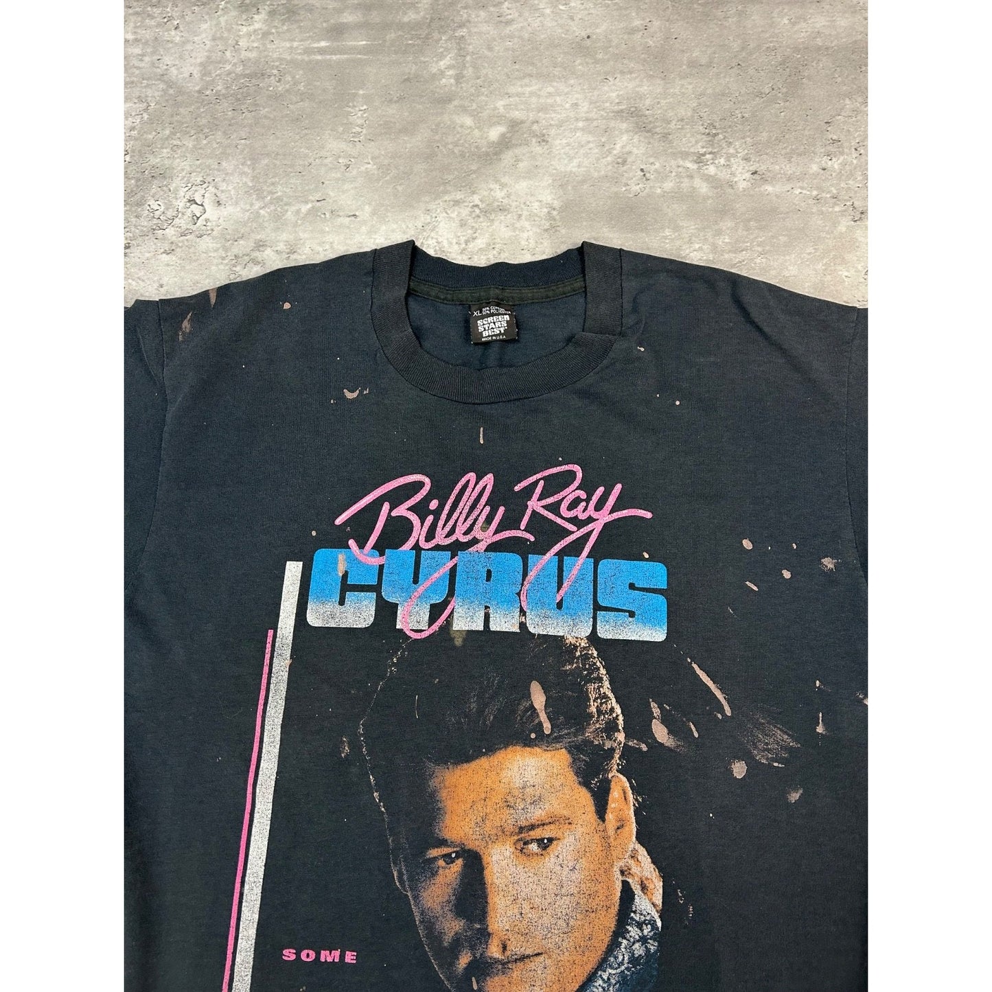 Vintage 1992 Billy Ray Cyrus Achy Breaky Heart Country Music Tour T-Shirt Sz XL