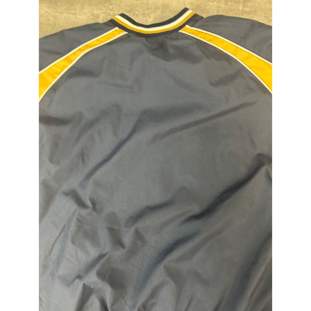 Vintage Milwaukee Brewers MLB Embroidered Pullover Baseball Jacket Size Large