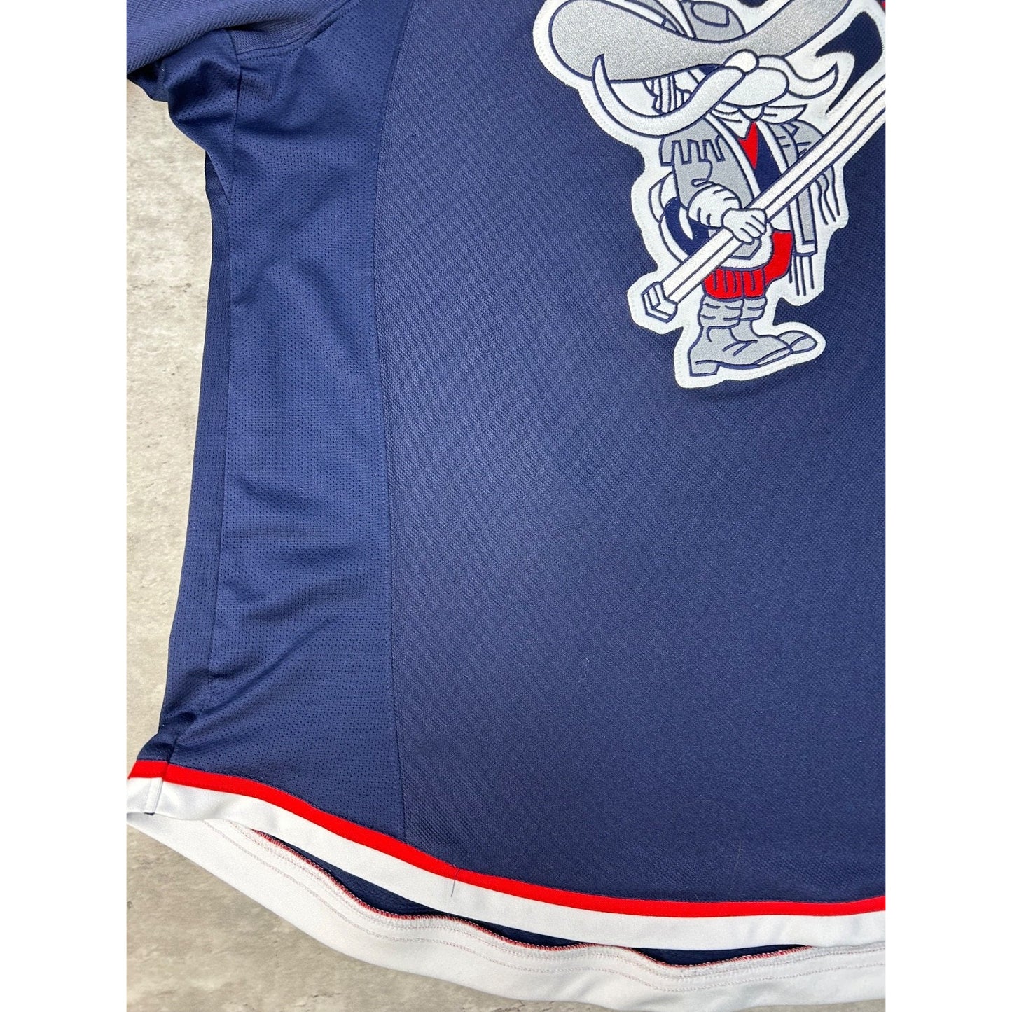 Vintage Mississauga Rebels #4 Stitched CCM Hockey Jersey Size Large