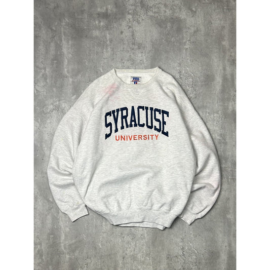 Vintage 90s Syracuse Orangemen NCAA Collegiate Spellout Sweatshirt Size XXL