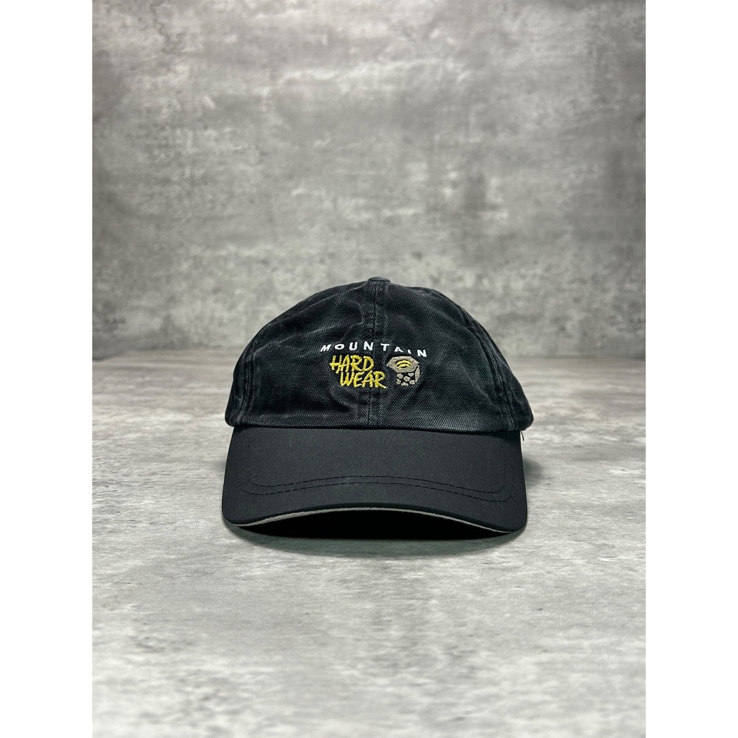 Vintage Mountain Hard Wear Embroidered Spellout Strapback Hat OSFA