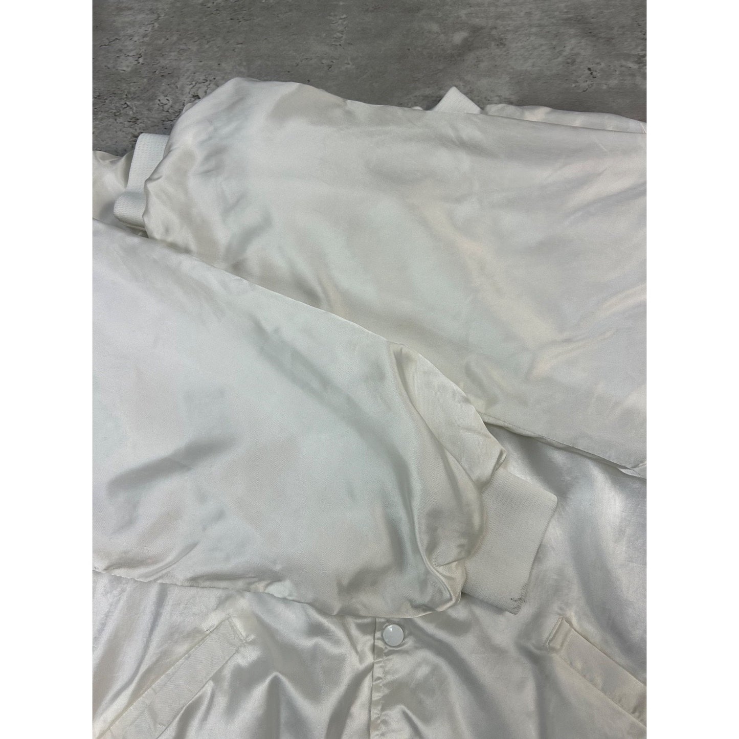 Vintage 80s/90s Penn State Nittany Lions NCAA Satin Bomber Jacket Size 2XL