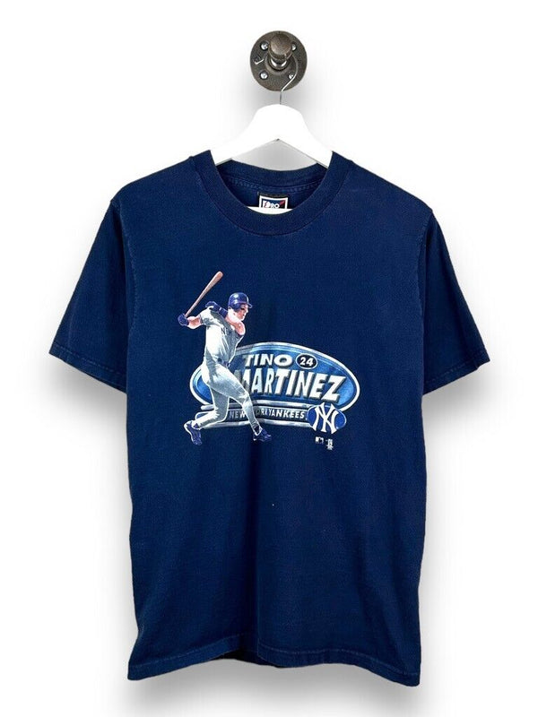 Vintage Tino Martinez #24 New York Yankees Pro Player Graphic T-Shirt Size Small