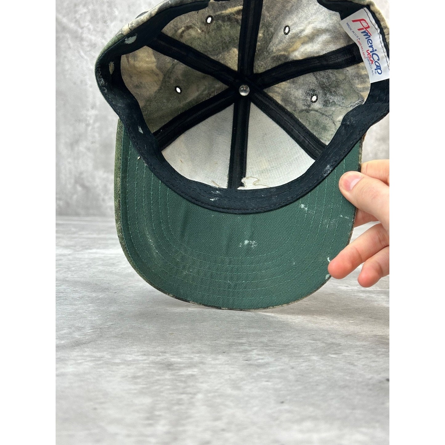 Vintage Friends Of The NRA Tree Camo Hunting Snapback Hat OSFA