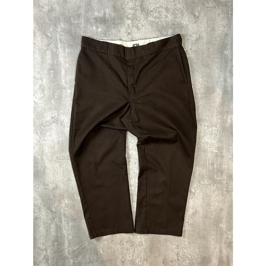 Vintage Dickies 874 Canvas Earth Tone Trouser Style Workwear Pants Size 38