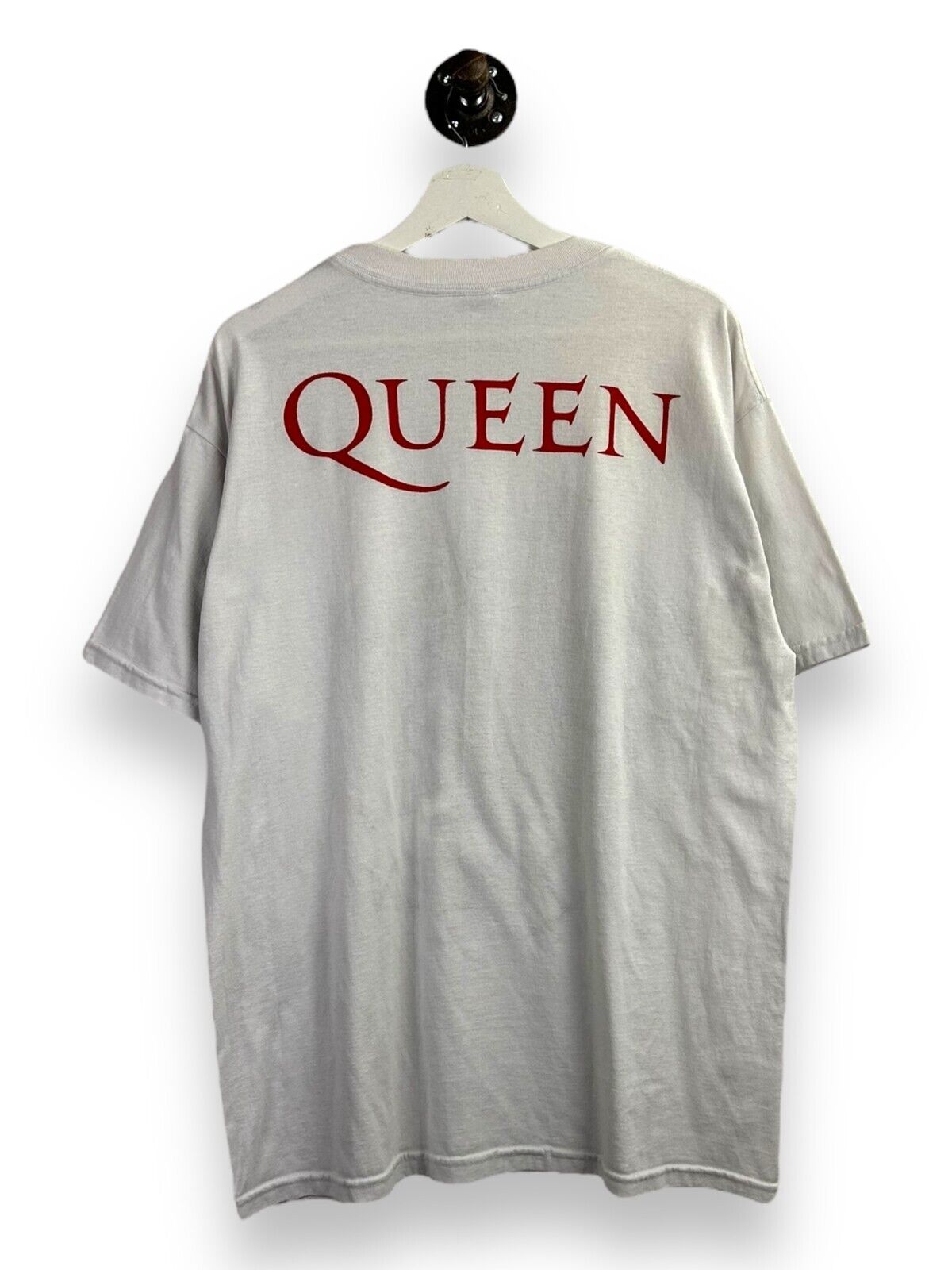 Vintage Queen Freddie Mercury Rock Music Graphic T-Shirt Size XL White