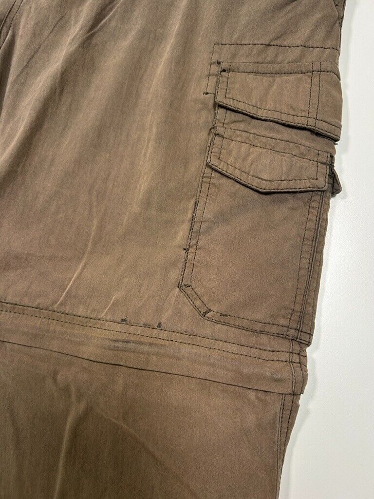 BC Clothing Tactical Convertible Cargo Brown Pants Size 37W Brown