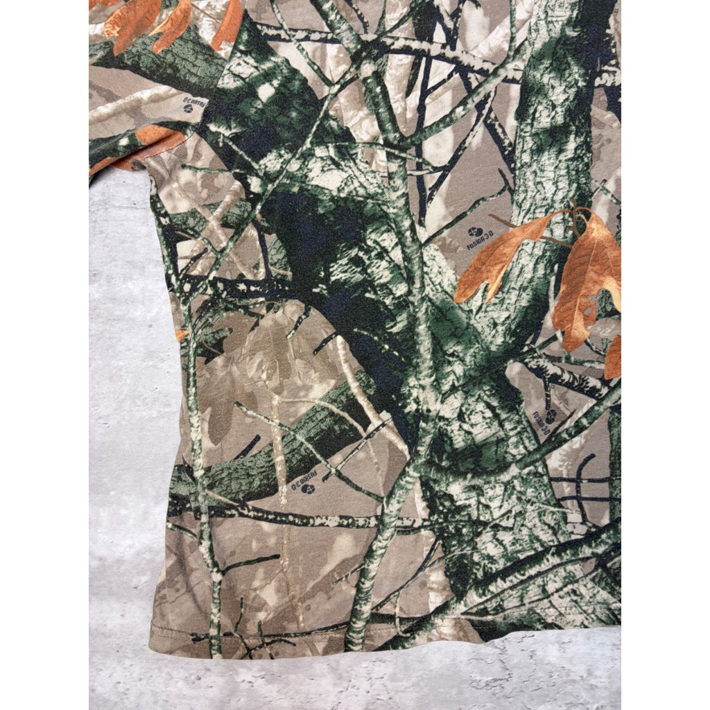 Vintage Outfiters Ridge Fusion 3D Hunting Camo Longsleeve T-Shirt Size 2XL