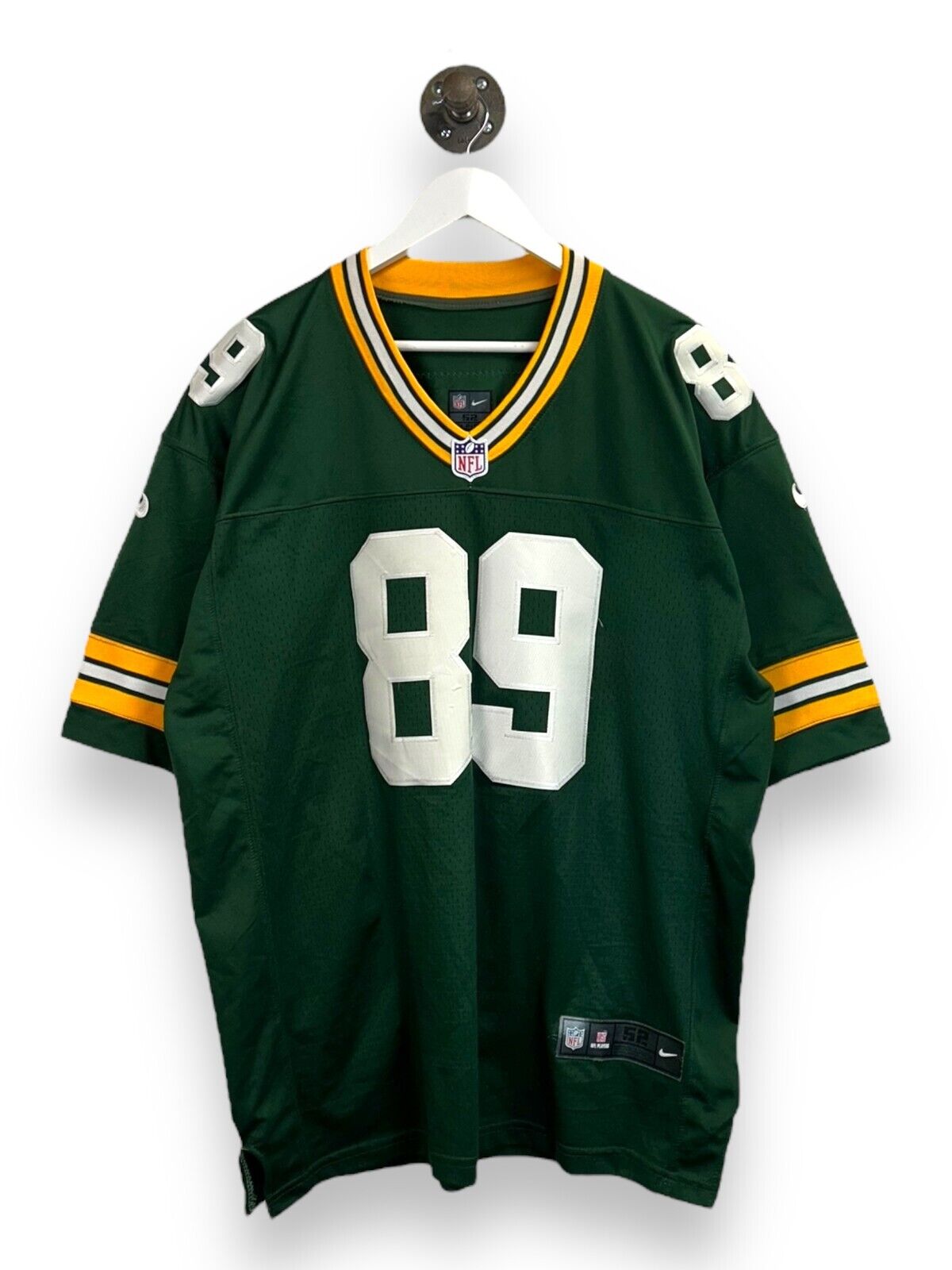 Vintage Dave Robinson #89 Green Bay Packers Nike Football Jersey Size 52 2XL