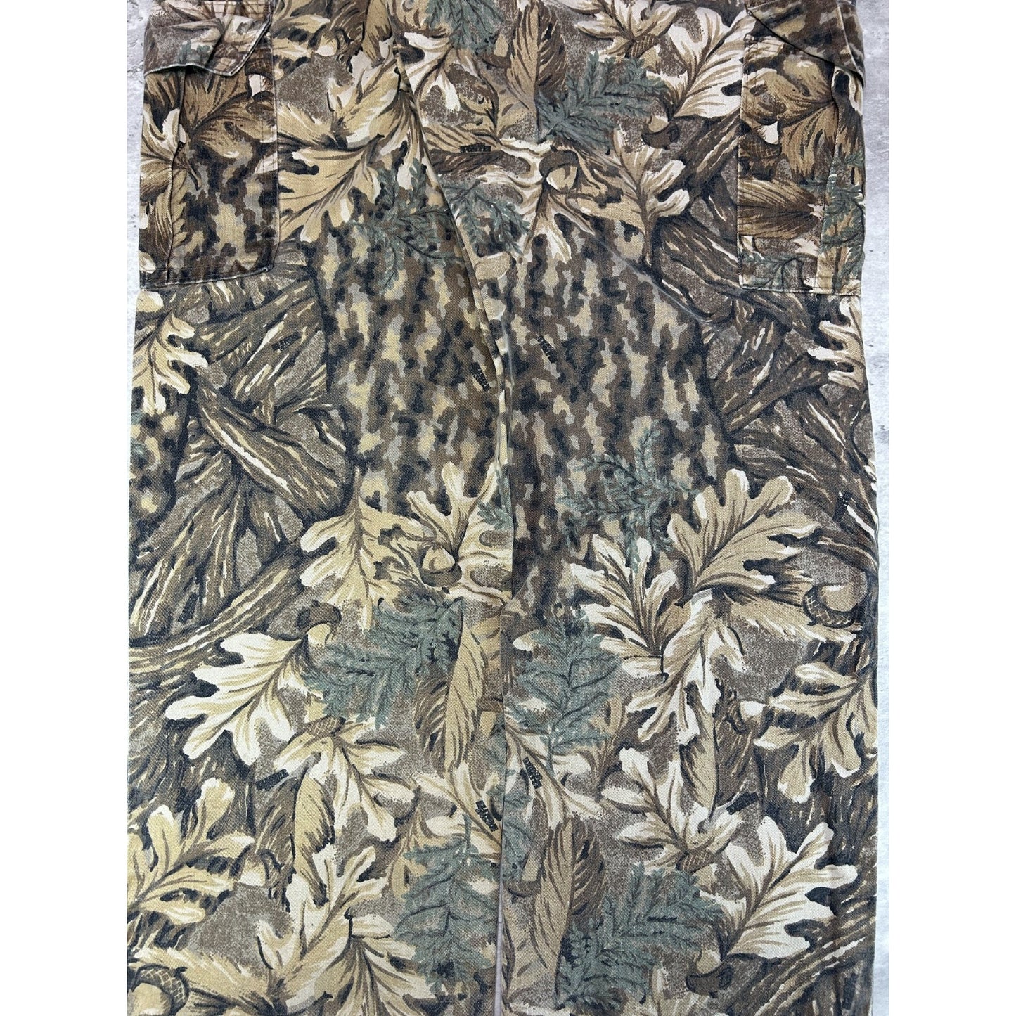Vintage 90s Kleine Camo Tactical Hunting Cargo Pants Size 38 Green/Brown