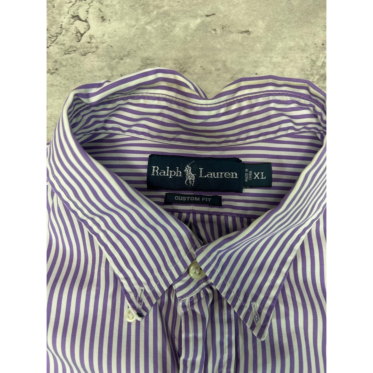 Vintage Polo Ralph Lauren Embroidered Pony Cropped Button Up Shirt Size XL