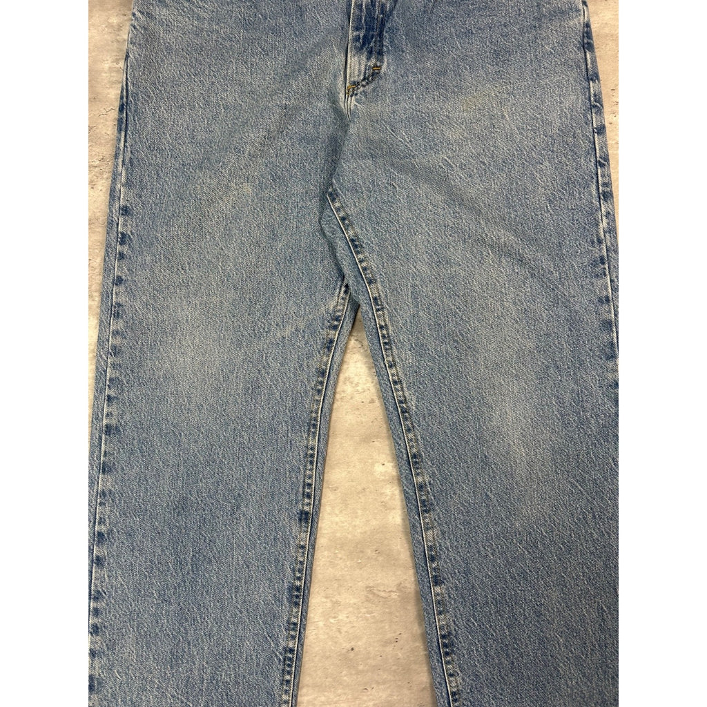 Vintage 90s Lee Regular Fit Light Wash Denim Pants Size 37 Blue