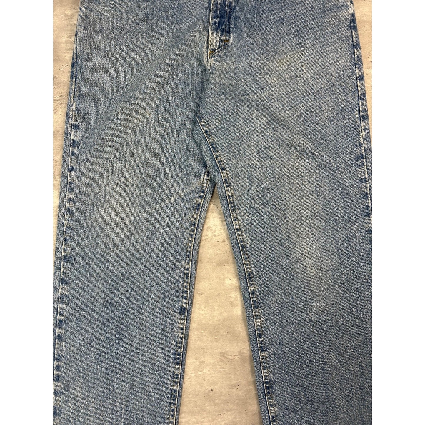 Vintage 90s Lee Regular Fit Light Wash Denim Pants Size 37 Blue