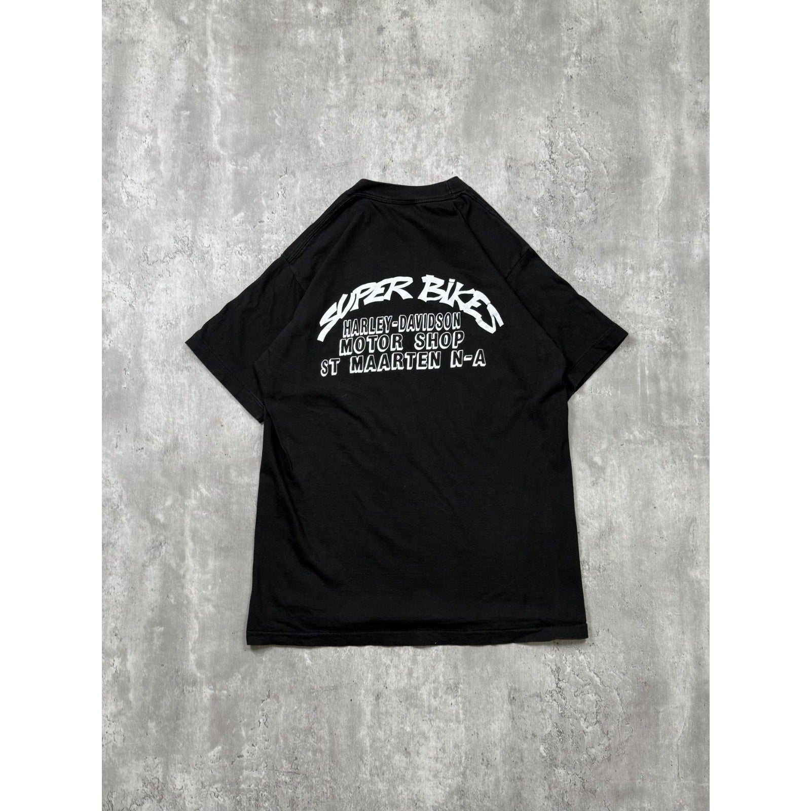 Vintage 90s Harley Davidson Classic Logo Graphic Black T-Shirt Size XL