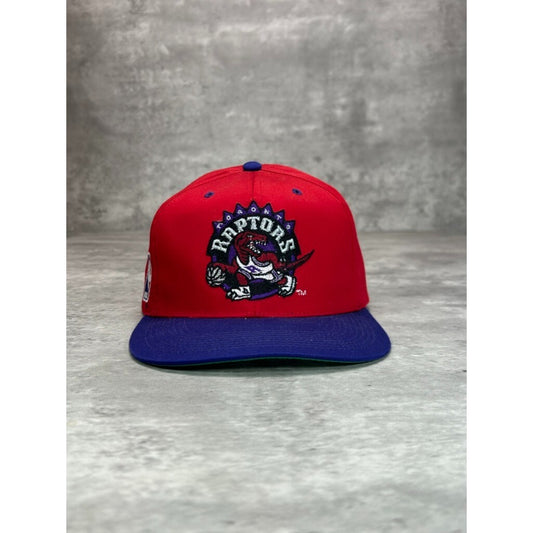 Vintage 90s Toronto Raptors NBA Sports Specialties Plain Logo Snapback Hat OSFA