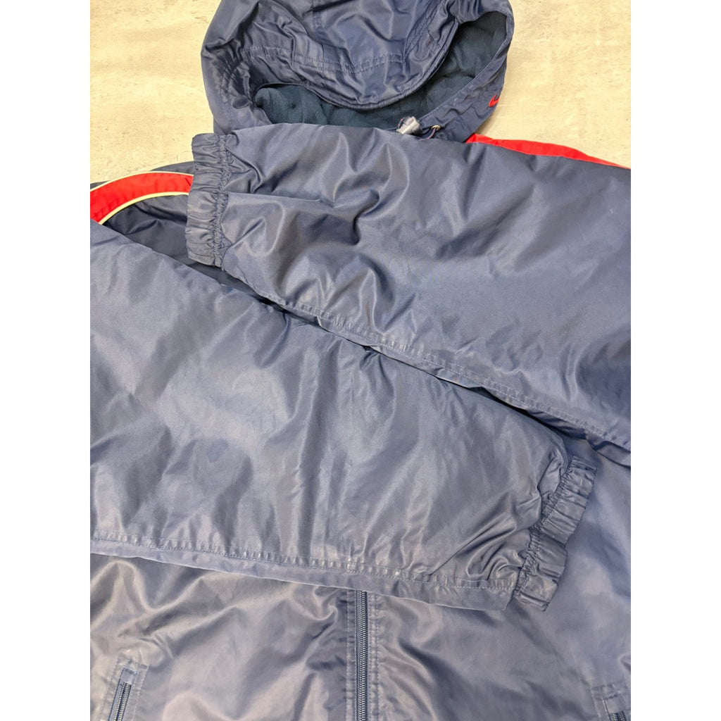 Vintage 2000s Nike Embroidered Swoosh Nylon Bomber Jacket Size