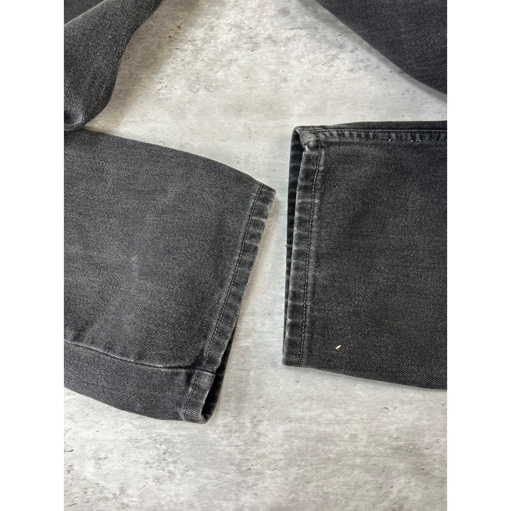 Vintage 90s Levis 550 Red Tab Black Denim Pants Size 36