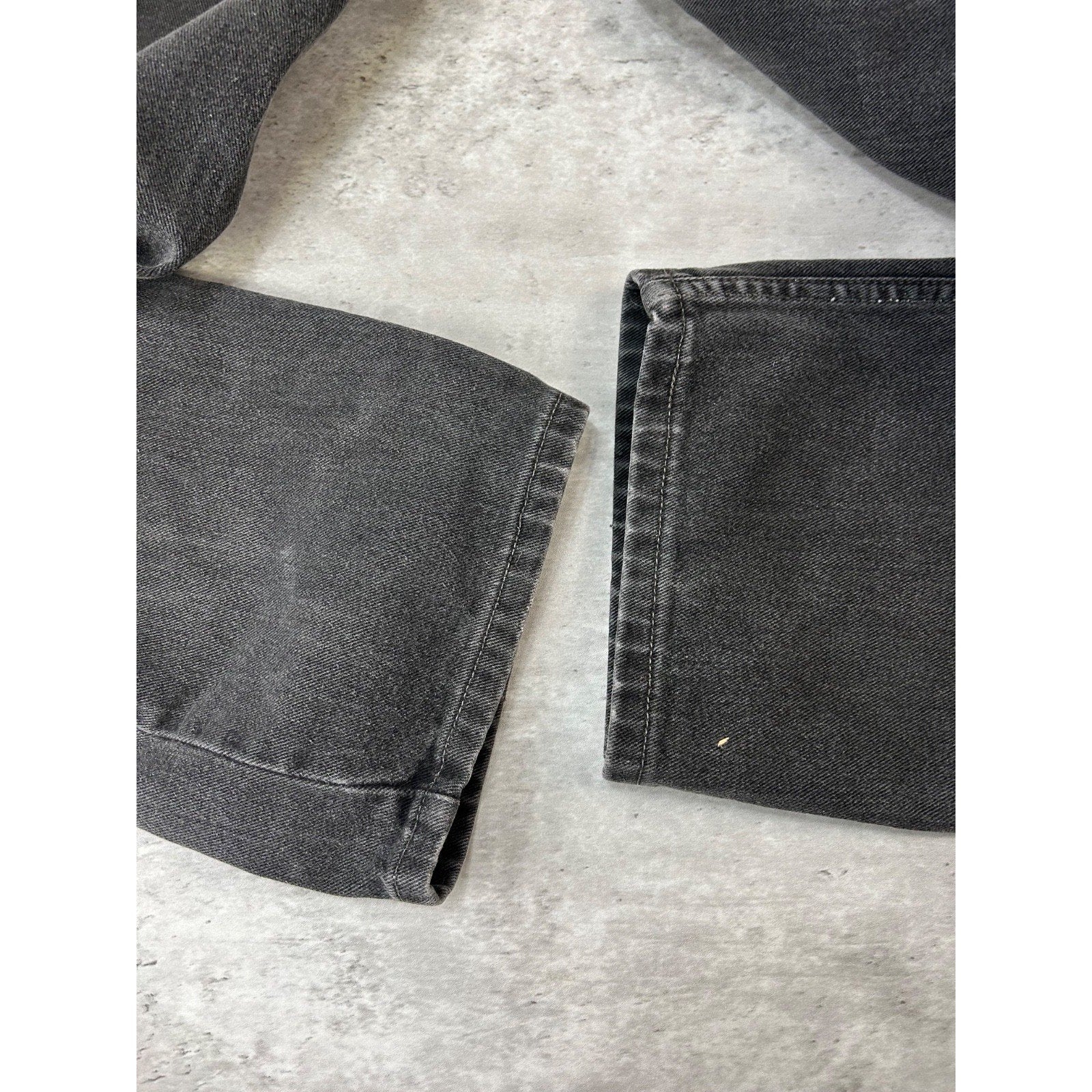 Vintage 90s Levis 550 Red Tab Black Denim Pants Size 36