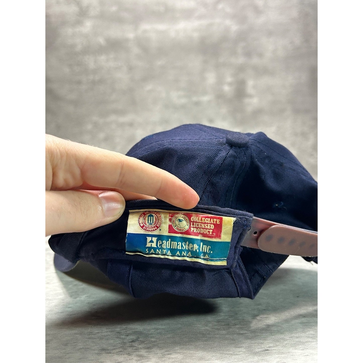 Vintage 90s Michigan Wolverines NCAA Embroidered Collegiate Snapback Hat OSFA