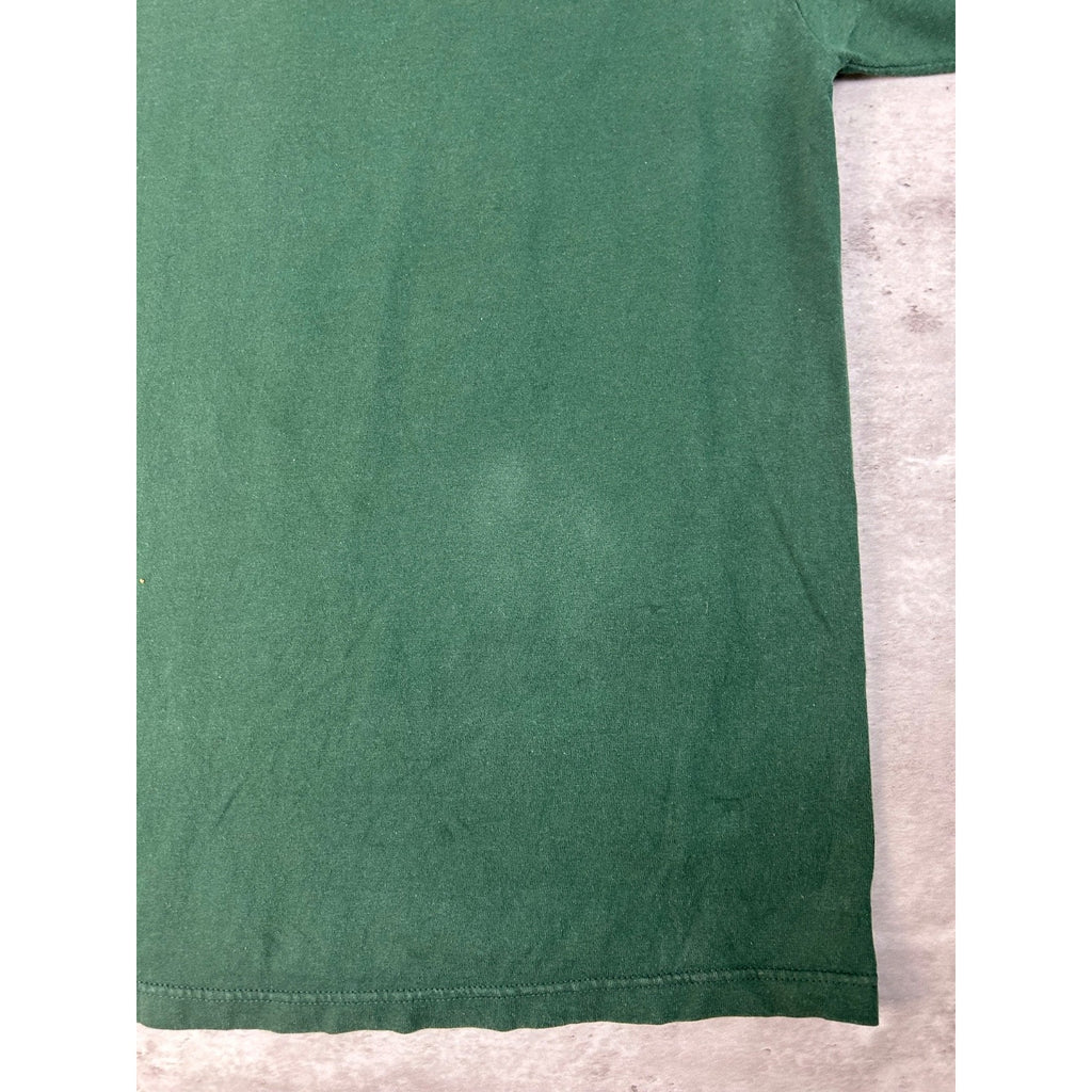 Vintage 90s Green Bay Packers NFL Embroidered Spellout Football T-Shirt Sz Large