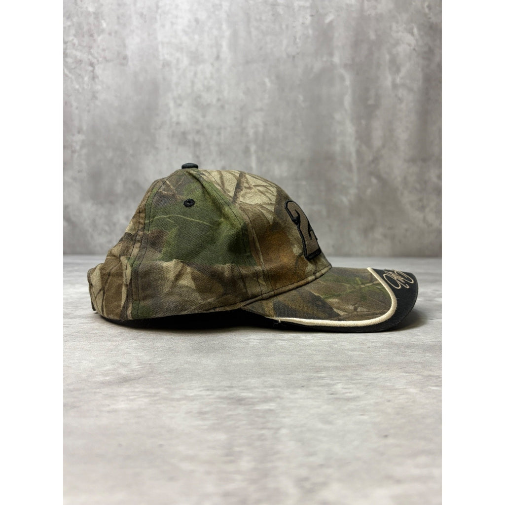 Vintage Jeff Gordon #24 Dupont Nascar Racing Tree Camo Strapback Hat OSFA