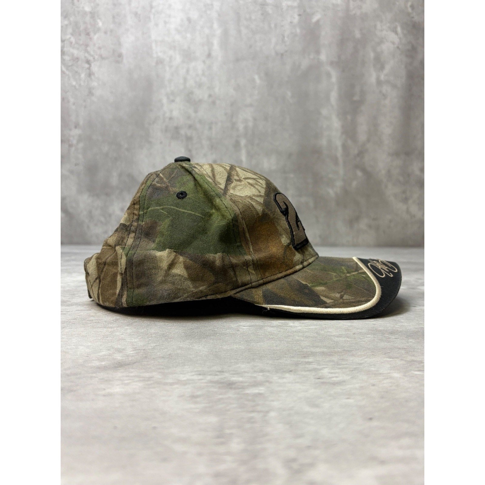 Vintage Jeff Gordon #24 Dupont Nascar Racing Tree Camo Strapback Hat OSFA