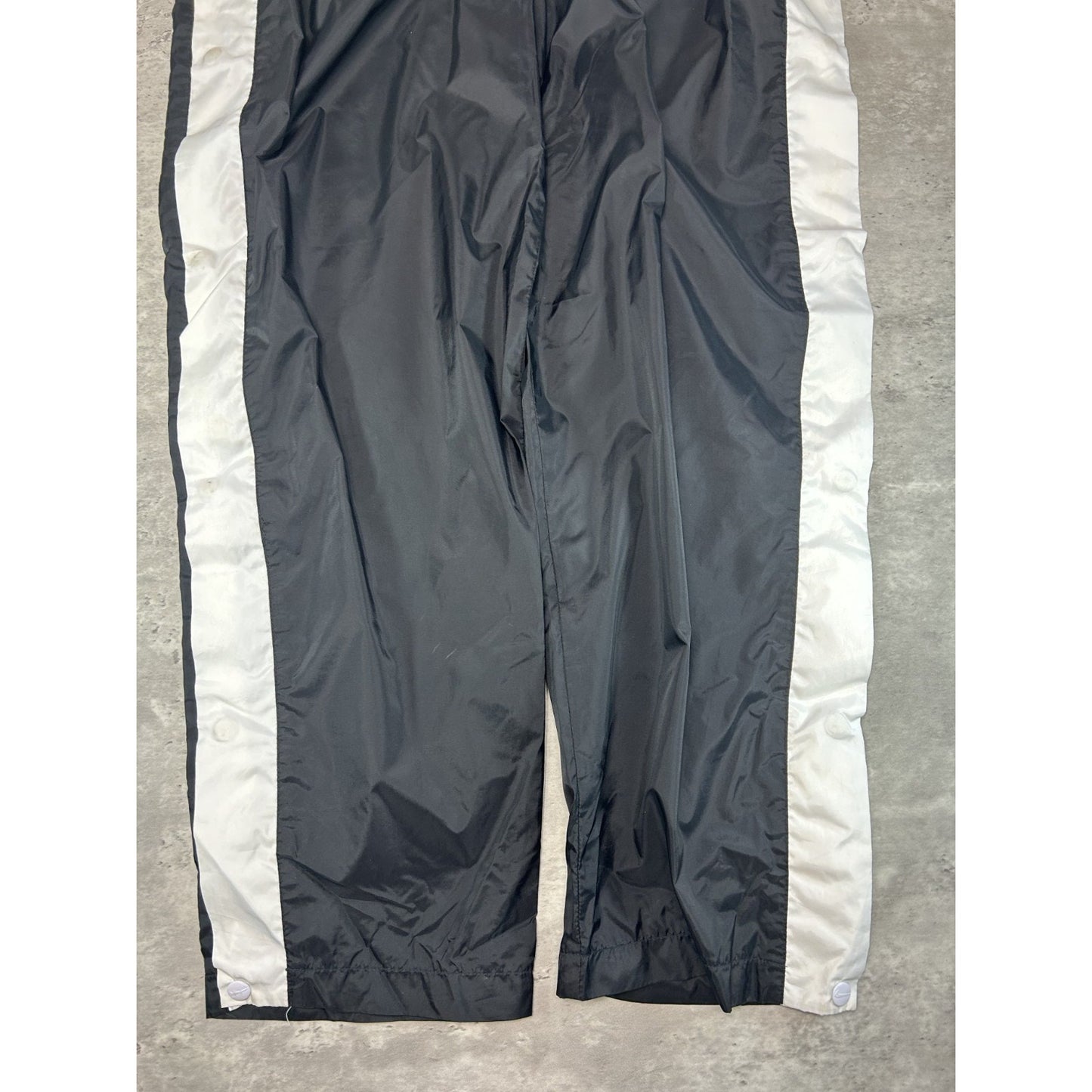 Vintage 90s Nike Embroidered Spellout Nylon Tearaway Track Pants Size Large