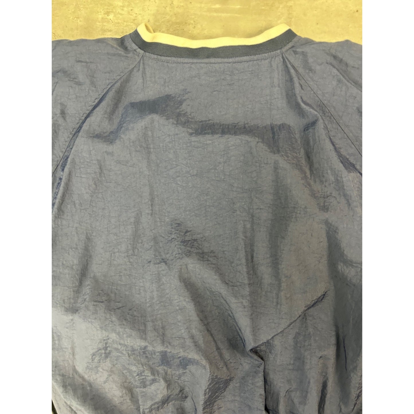 Vintage 90s Notre Dame FIghting Irish NCAA Nylon 1/2 Pullover Jacket Size XL