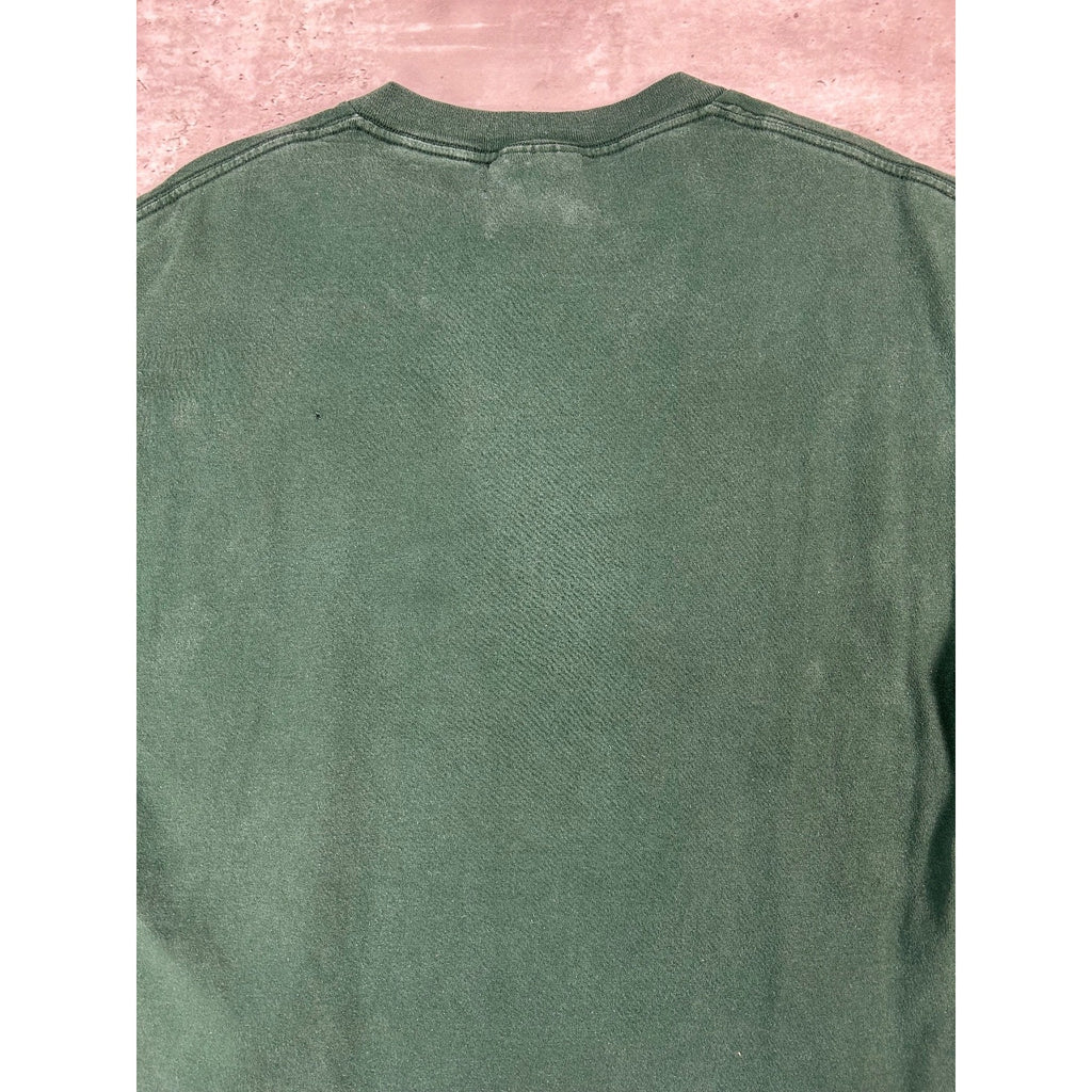 Vintage 1996 Green Bay Packers NFL NFC Champs Graphic Spellout T-Shirt Sz Large