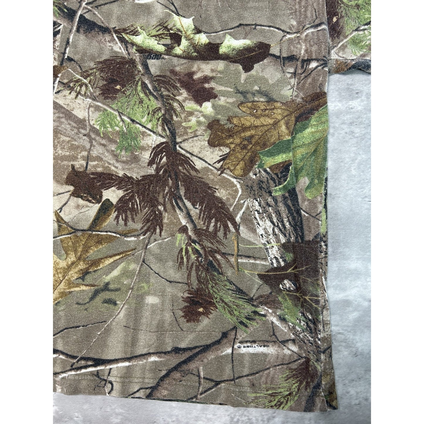 Vintage Code IV Tree Camo Hunting T-Shirt Size Large