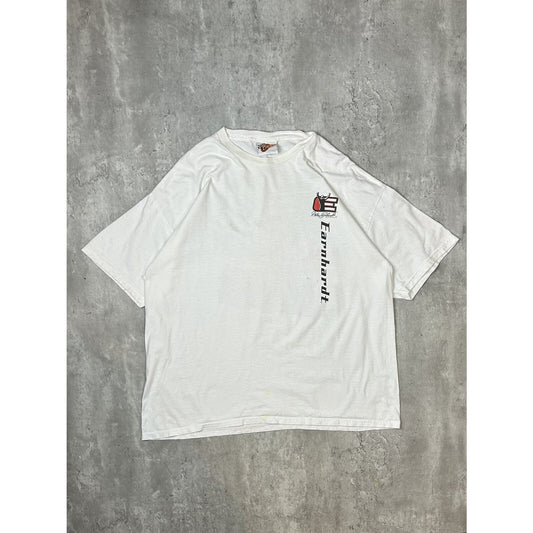 Vintage Dale Earnhardt #3 Nascar Graphic Spell Out Race T-Shirt Size XL White
