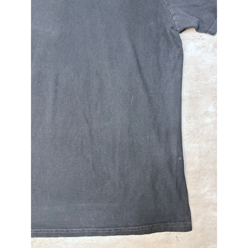 Vintage Y2K Nike Shox Spellout Logo Black Graphic T-Shirt Size XL