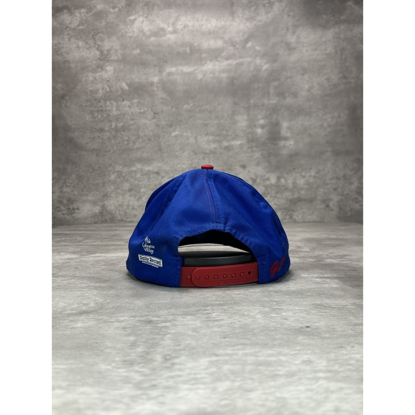 Vintage 90s New York Giants NFL Embroidered Spell Out Football Snapback Hat OSFA