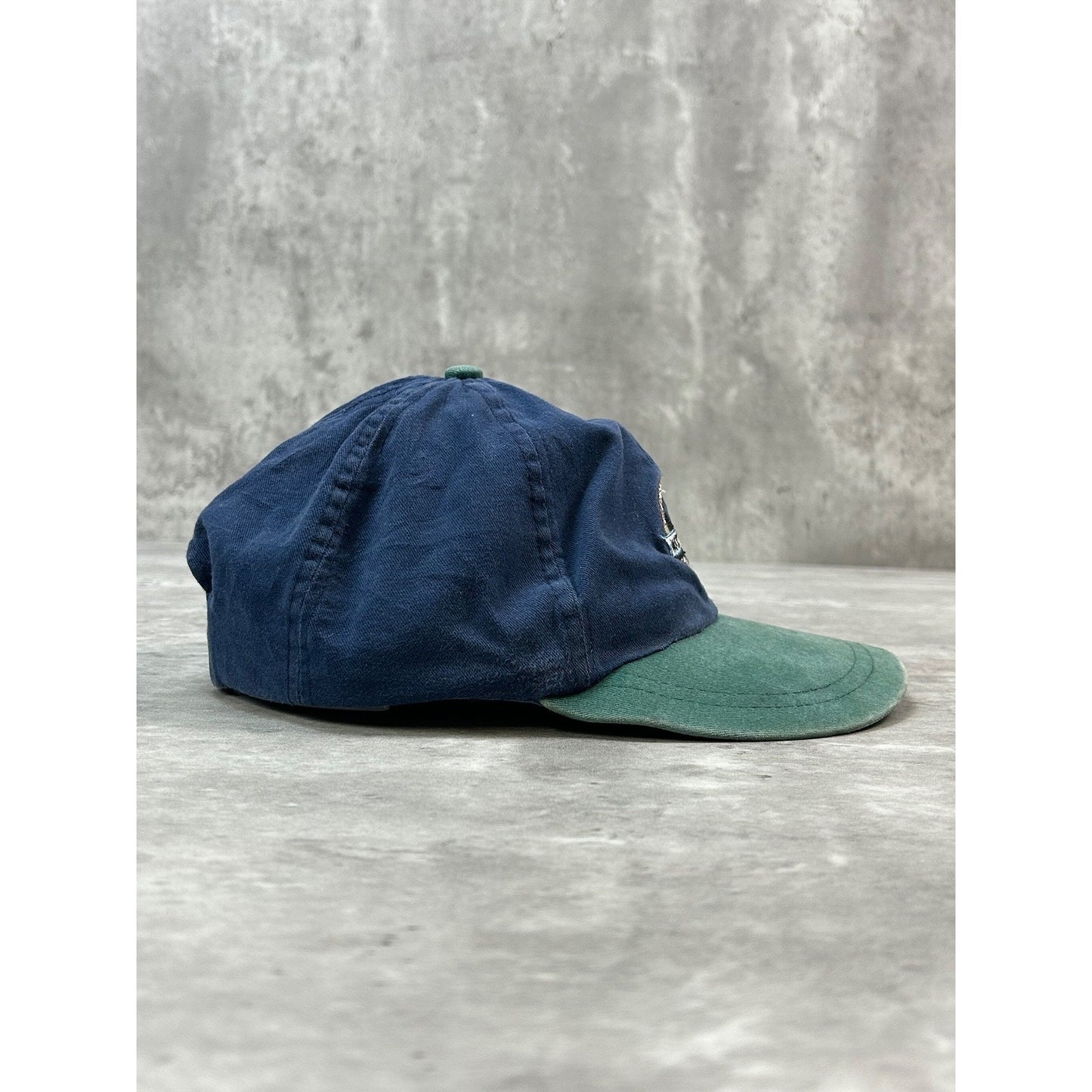 Vintage 90s Disney Mickey Mouse Genuine Authentic Spellout Snapback Hat OSFA