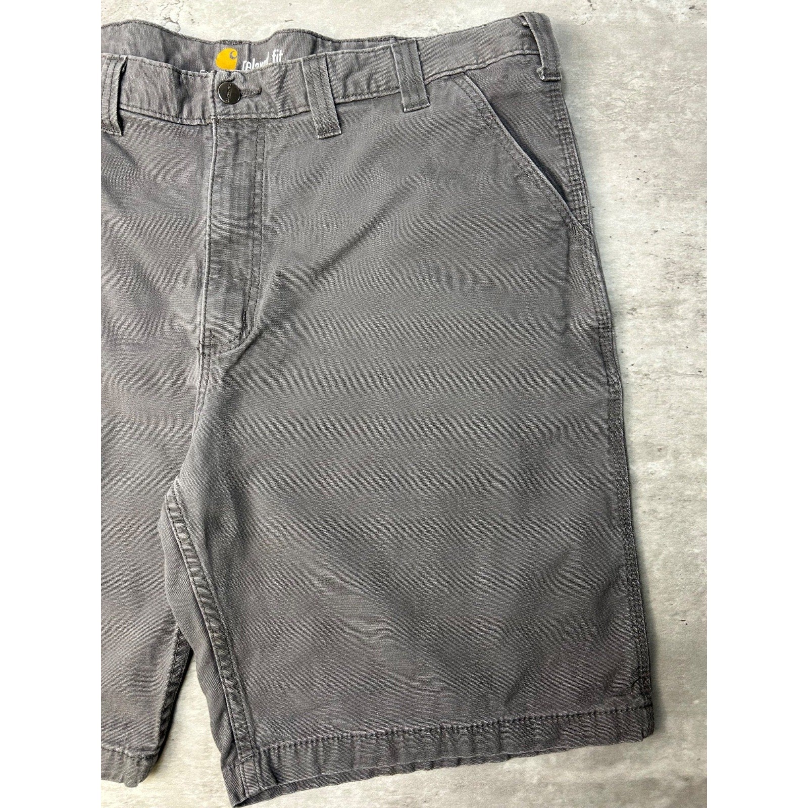 Carhartt Relaxed Fit Canvas Workwear Gray Five Pocket Pants Size 41