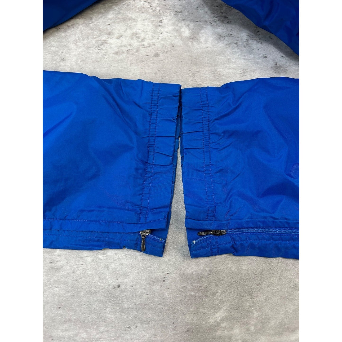 Vintage 2000s Nike Embroidered Swoosh Nylon Track Pants Size Small Blue