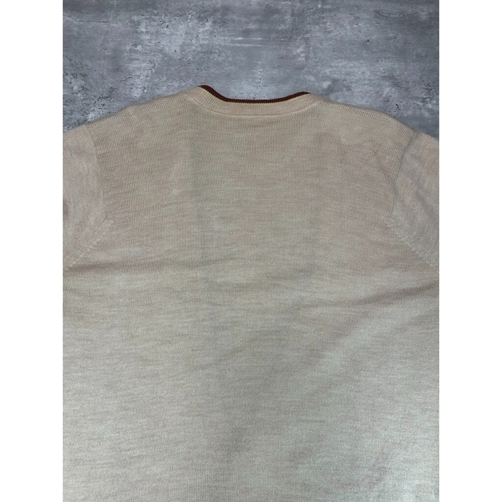 Vintage 1990s/1980s Earth Tones Button Down Knit Cardigan Sweater Size large