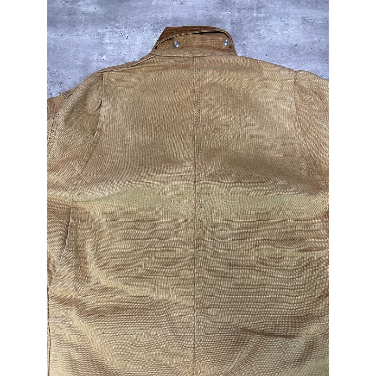Vintage 1989 Carhartt Blanket Lined 100th Anni Canvas Workwear Chore Jacket XL