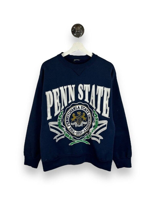 Vintage 90s Penn State Nittany Lions NCAA Collegiate Crest Sweatshirt Size Large