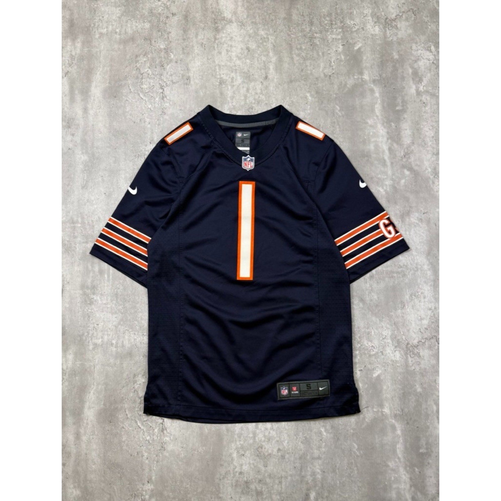 Justin Fields #1 Chicago Bears NFL Nike Football Jersey Size Small