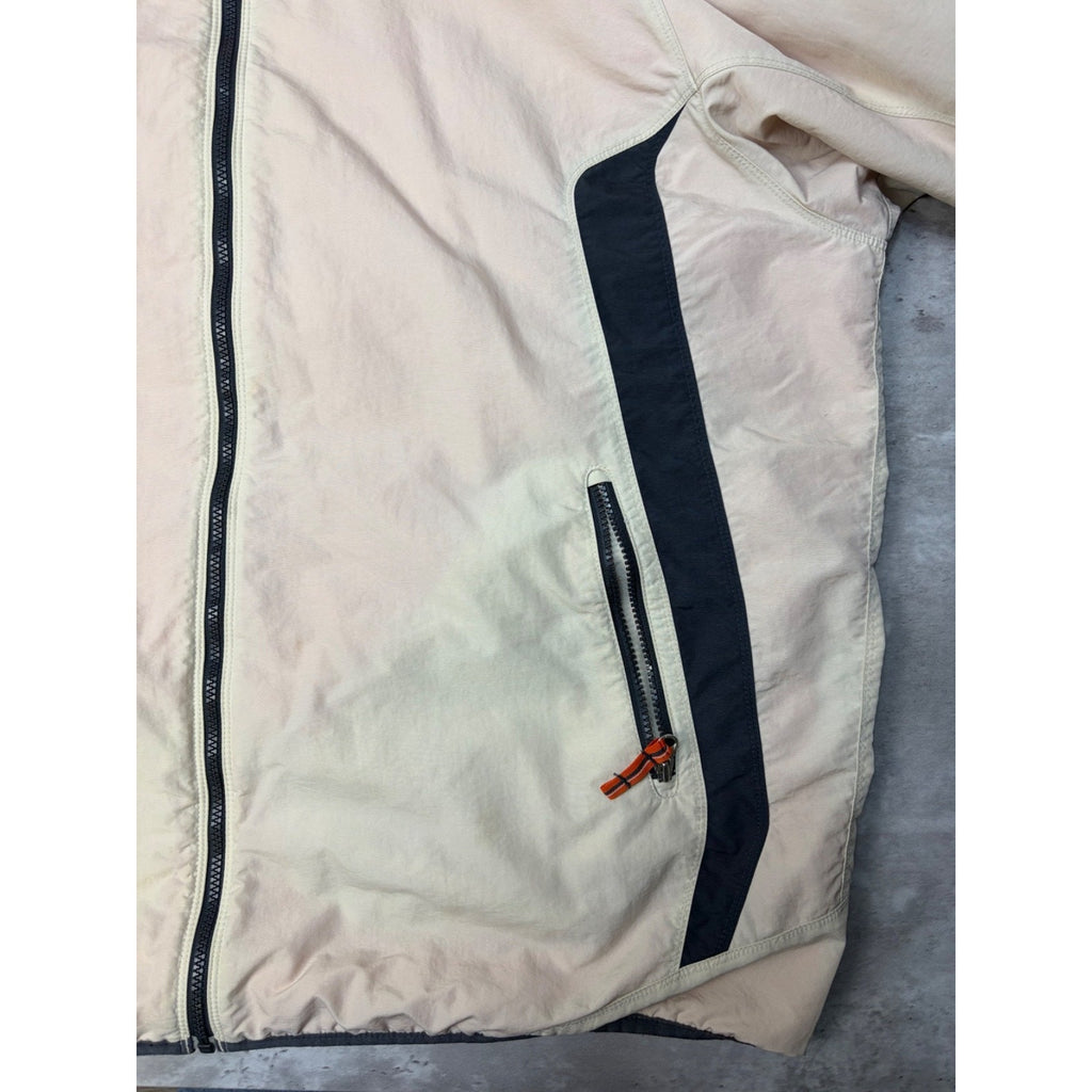 Vintage 2000s Nike Embroidered Swoosh Hooded Reversible Jacket Size 2XL