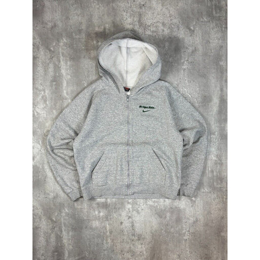 Vintage Womens Nike Michigan State NCAA Embroidered Hooded Sweatshirt Size Large